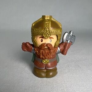 Fisher Price Little People LORD OF THE RINGS Gimli The Dwarf LOTR